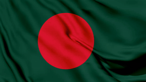 Green Flag With Red Circle