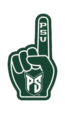 Green Foam Finger Saying PSU
