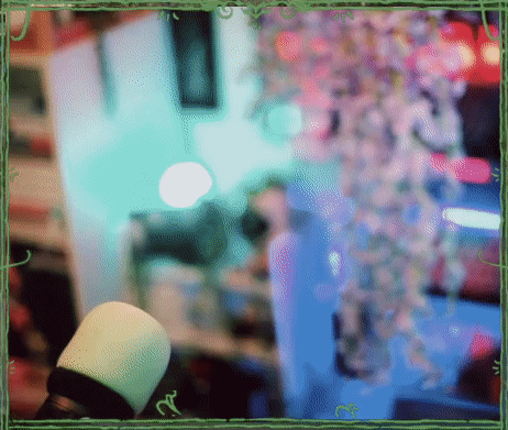 Green Frame Microphone GIF