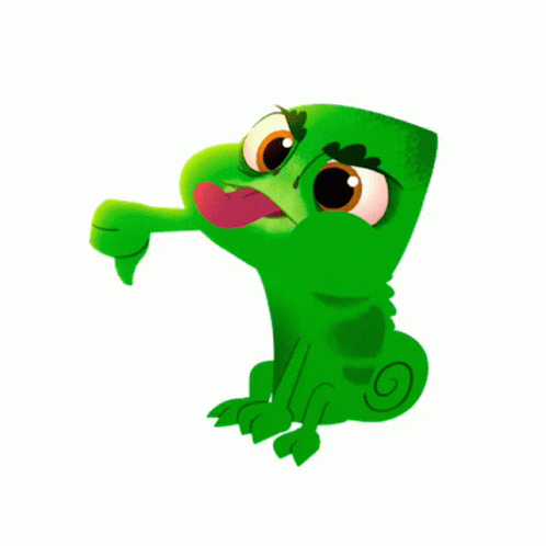 Green Frog Giving Thumbs Down