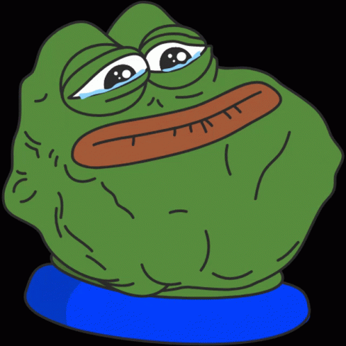 Green Frog in Blue Shirt