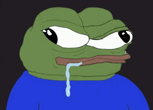 Green Frog In Blue Shirt GIF