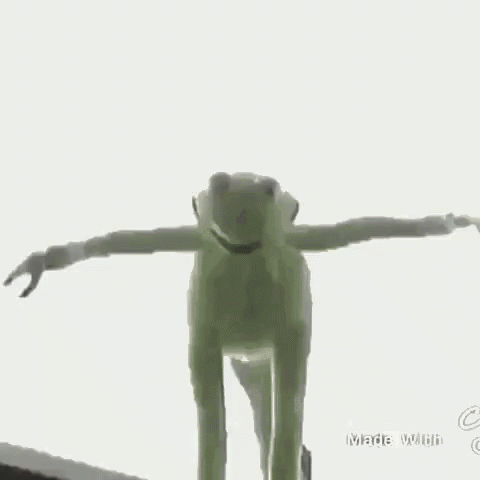 Green Frog Sitting on Wall