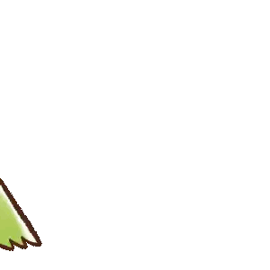 Green Frog with Arms Up