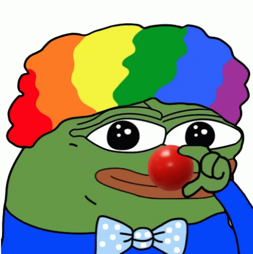 Green Frog with Rainbow Hat and Bow Tie