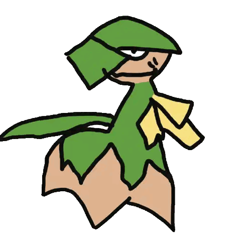 Green Frog with Yellow Ribbon