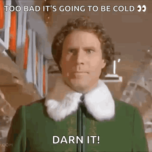 Green Fur Jacket Man Too Bad It's Cold