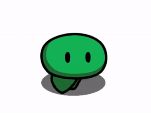 Green Gimkit Walking Along GIF