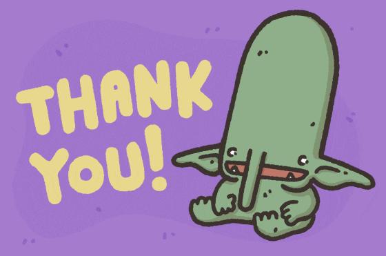 Green Goblin Shark Saying Thank You GIF