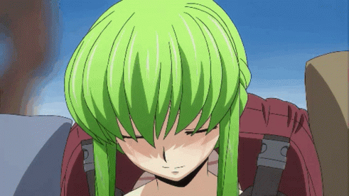 Green Hair Anime Cc GIF