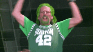 Green Hair Man Game Time GIF