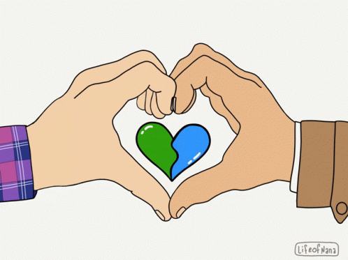 Green Heart Earth Love GIF