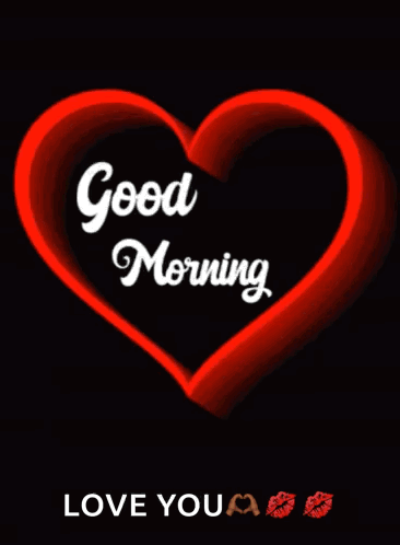 Green Heart Saying Good Morning
