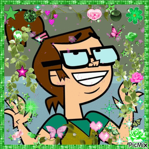 Green-Helmeted Girl Saying Me When I See You