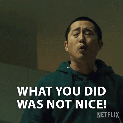 Green Hoodie Crying What You Did Not Nice