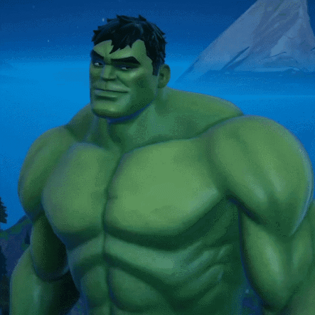 Green Hulk Close Up