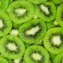 Green Kiwi Slices With White Center GIF