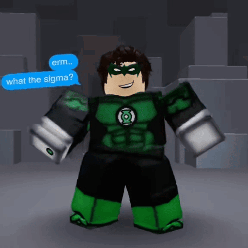 Green Lantern Saying What The Sigma GIF