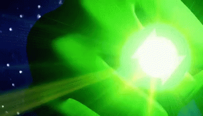 Green Light Coming Out Of Person Hand GIF