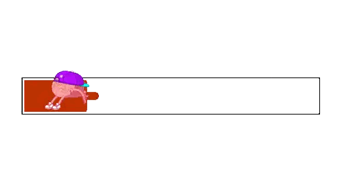 Green Loading Bar With Cartoon Character