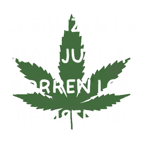 Green Marijuana Leaf with Z Ju Oren