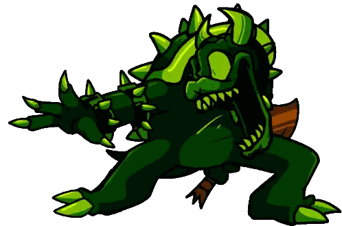 Green Monster With Claws