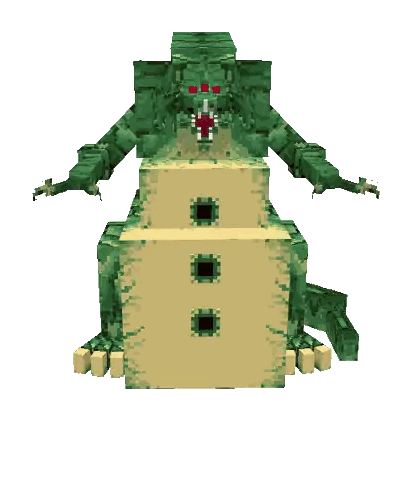 Green Monster with Red Eye