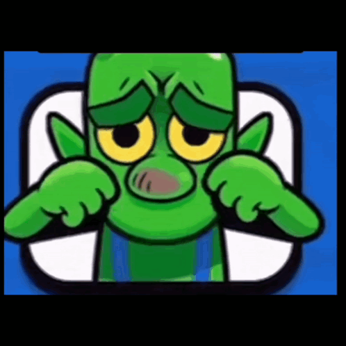 Green Monster With Yellow Eyes