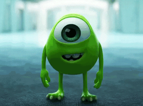 Green One-Eyed Monster Standing