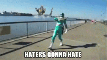 Green Power Ranger Dancing Haters Gonna Hate