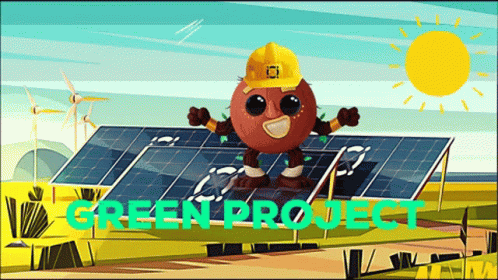 Green Project Solar Panels GIF