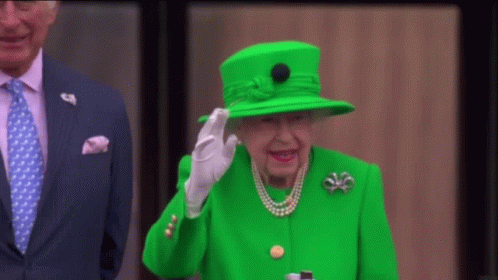 Green Queen Wave GIF