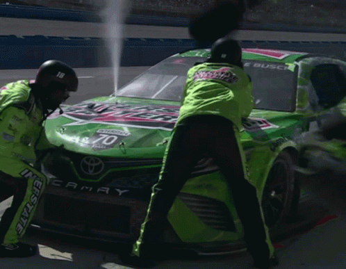 Green Race Car Number 70