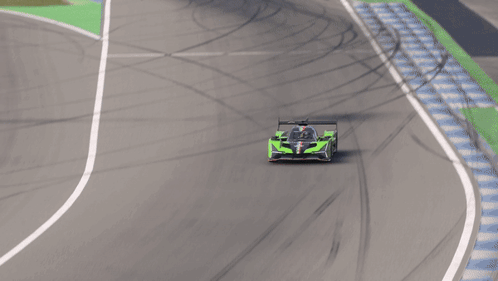 Green Race Car