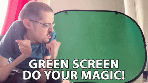 Green Screen Do Your Magic Now GIF