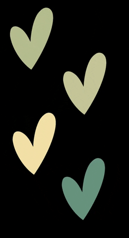 Green Shade Hearts GIF