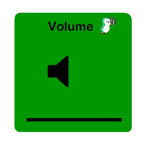 Green Sign With Penguin Volume