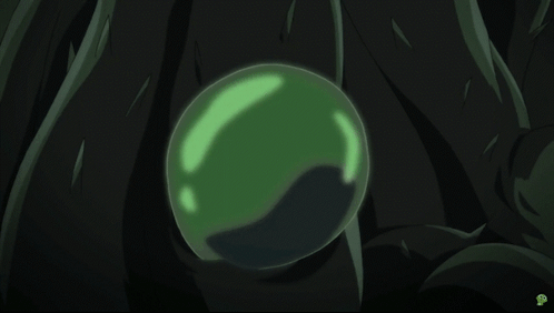 Green Sphere With Letter P