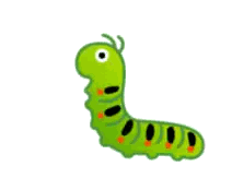 Green Spotted Caterpillar