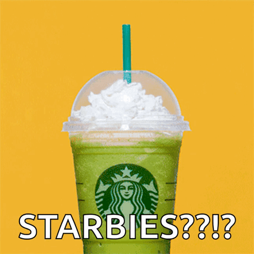 Green Starbucks Drink With Whipped Cream