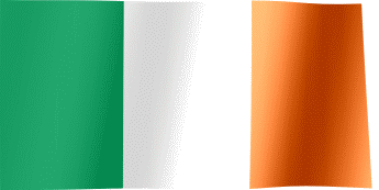 Green White And Orange Flag GIF