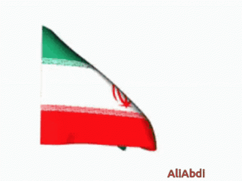 Green White and Red Flag With Aliabdi