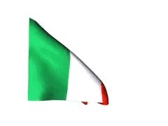 Green White Red Flag Waving