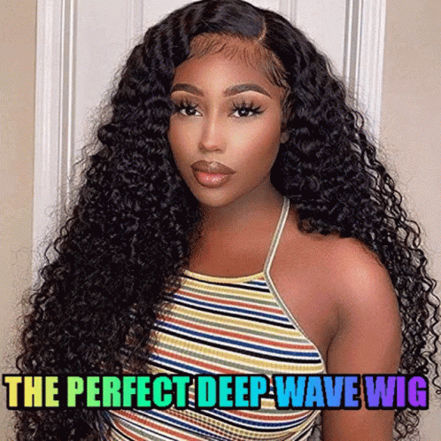 Green Wig Woman Women's Day Wig Hair Deals GIF