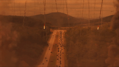 Greenland Meteoroid Shower GIF