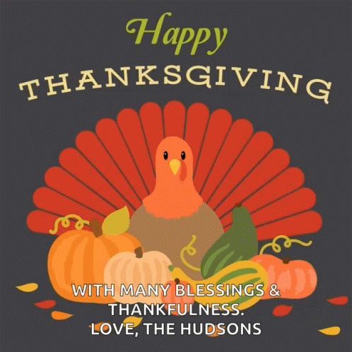 Greeting Card Animated Thanksgiving GIF