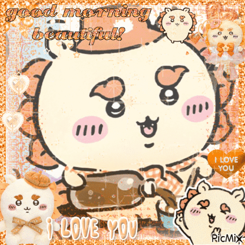 Greeting Card Saying Good Morning Beautiful And I Love You GIF