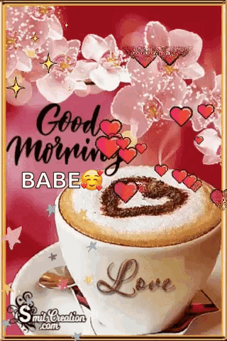 Greeting Card Saying Good Morning My Love