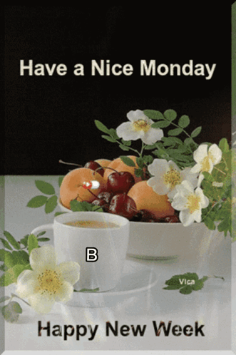 Greeting Card Saying Have a Nice Monday