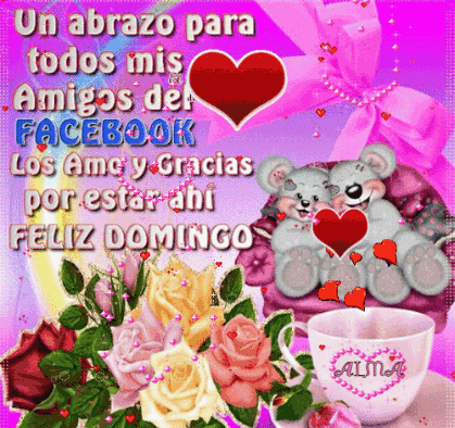 Greeting Card Saying Un Abrazo Para Todos Mis Amigos